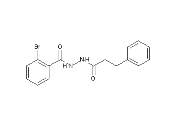 2-bromo-N'-(3-phenylpropanoyl)benzohydrazide