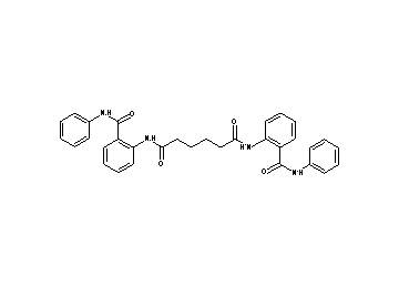 N,N'-bis[2-(anilinocarbonyl)phenyl]hexanediamide
