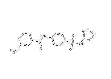 3-methyl-N-{4-[(1,3-thiazol-2-ylamino)sulfonyl]phenyl}benzamide