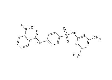 N-(4-{[(4,6-dimethyl-2-pyrimidinyl)amino]sulfonyl}phenyl)-2-nitrobenzamide