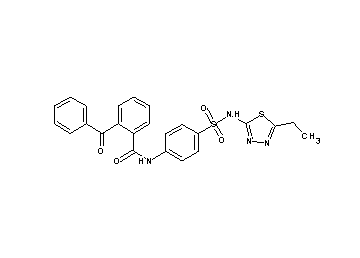 2-benzoyl-N-(4-{[(5-ethyl-1,3,4-thiadiazol-2-yl)amino]sulfonyl}phenyl)benzamide