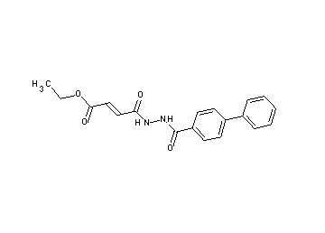 ethyl 4-[2-(4-biphenylylcarbonyl)hydrazino]-4-oxo-2-butenoate