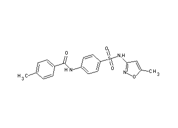 4-methyl-N-(4-{[(5-methyl-3-isoxazolyl)amino]sulfonyl}phenyl)benzamide