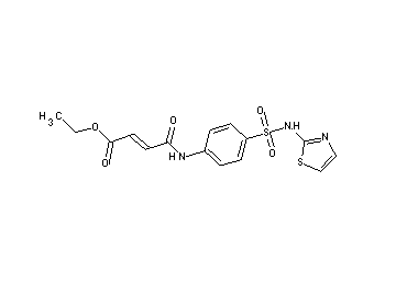 ethyl 4-oxo-4-({4-[(1,3-thiazol-2-ylamino)sulfonyl]phenyl}amino)-2-butenoate