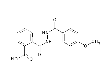2-{[2-(4-methoxybenzoyl)hydrazino]carbonyl}benzoic acid