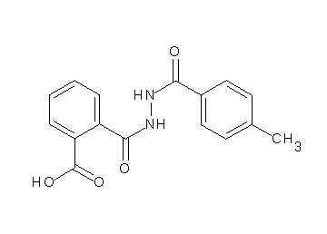 2-{[2-(4-methylbenzoyl)hydrazino]carbonyl}benzoic acid