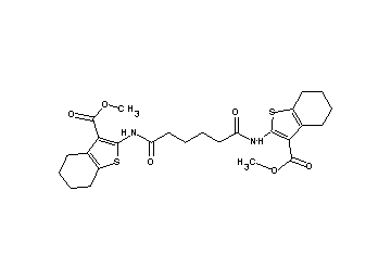 dimethyl 2,2'-[(1,6-dioxo-1,6-hexanediyl)di(imino)]bis(4,5,6,7-tetrahydro-1-benzothiophene-3-carboxylate)