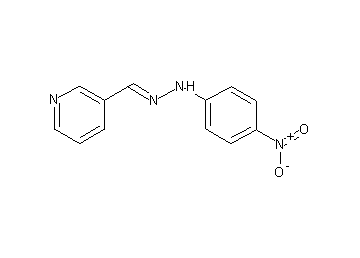 3-[2-(4-nitrophenyl)carbonohydrazonoyl]pyridine