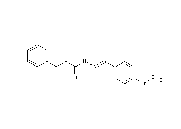 N'-(4-methoxybenzylidene)-3-phenylpropanohydrazide