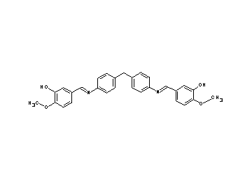 3,3'-[methylenebis(4,1-phenylenenitrilomethylylidene)]bis(6-methoxyphenol)