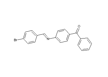 {4-[(4-bromobenzylidene)amino]phenyl}(phenyl)methanone