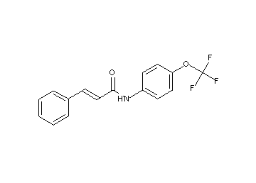 3-phenyl-N-[4-(trifluoromethoxy)phenyl]acrylamide