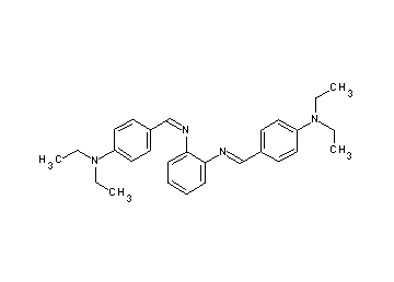 N,N'-bis[4-(diethylamino)benzylidene]-1,2-benzenediamine