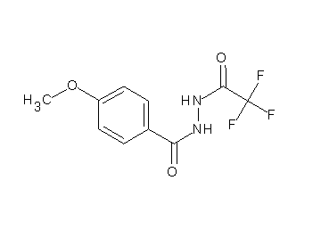 4-methoxy-N'-(trifluoroacetyl)benzohydrazide
