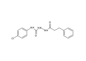 N-(4-chlorophenyl)-2-(3-phenylpropanoyl)hydrazinecarboxamide
