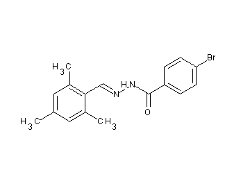 4-bromo-N'-(mesitylmethylene)benzohydrazide 4-bromo-N'-(mesitylmethylene)benzohydrazide