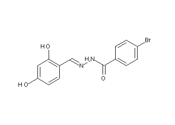 4-bromo-N'-(2,4-dihydroxybenzylidene)benzohydrazide