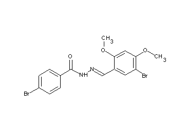 4-bromo-N'-(5-bromo-2,4-dimethoxybenzylidene)benzohydrazide