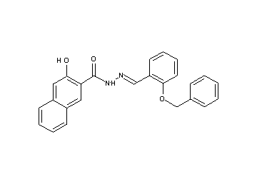 N'-[2-(benzyloxy)benzylidene]-3-hydroxy-2-naphthohydrazide