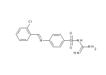 N-[amino(imino)methyl]-4-[(2-chlorobenzylidene)amino]benzenesulfonamide