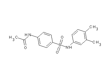 N-(4-{[(3,4-dimethylphenyl)amino]sulfonyl}phenyl)acetamide