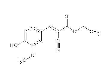 ethyl 2-cyano-3-(4-hydroxy-3-methoxyphenyl)acrylate