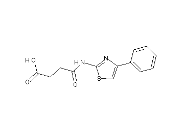 4-oxo-4-[(4-phenyl-1,3-thiazol-2-yl)amino]butanoic acid