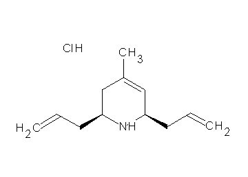 2,6-diallyl-4-methyl-1,2,3,6-tetrahydropyridine hydrochloride