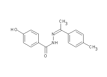 4-hydroxy-N'-[1-(4-methylphenyl)ethylidene]benzohydrazide