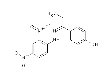 4-[N-(2,4-dinitrophenyl)propanehydrazonoyl]phenol