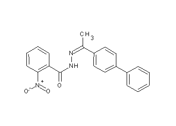 N'-[1-(4-biphenylyl)ethylidene]-2-nitrobenzohydrazide