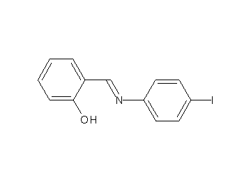 2-{[(4-iodophenyl)imino]methyl}phenol