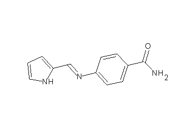4-[(1H-pyrrol-2-ylmethylene)amino]benzamide