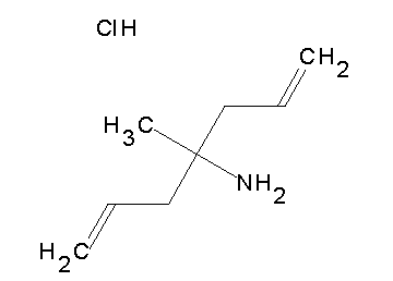 (1-allyl-1-methyl-3-buten-1-yl)amine hydrochloride