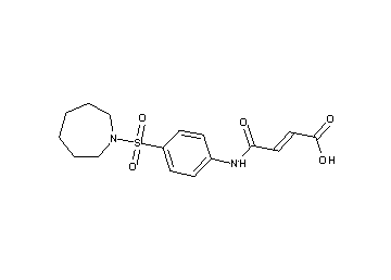 4-{[4-(1-azepanylsulfonyl)phenyl]amino}-4-oxo-2-butenoic acid - Click Image to Close