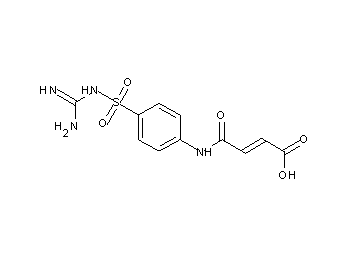 4-{[4-({[amino(imino)methyl]amino}sulfonyl)phenyl]amino}-4-oxo-2-butenoic acid