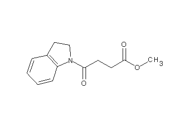 methyl 4-(2,3-dihydro-1H-indol-1-yl)-4-oxobutanoate - Click Image to Close