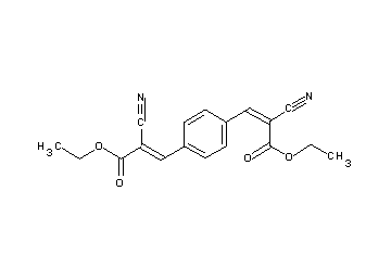 diethyl 3,3'-(1,4-phenylene)bis(2-cyanoacrylate)