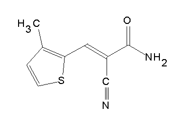 2-cyano-3-(3-methyl-2-thienyl)acrylamide