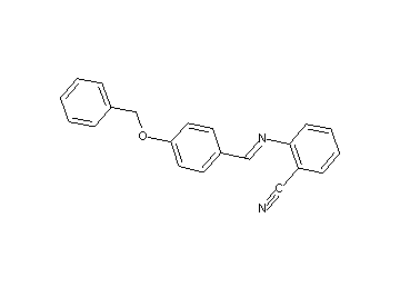 2-{[4-(benzyloxy)benzylidene]amino}benzonitrile