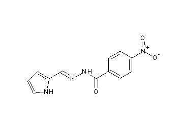4-nitro-N'-(1H-pyrrol-2-ylmethylene)benzohydrazide