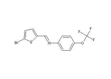N-[(5-bromo-2-thienyl)methylene]-4-(trifluoromethoxy)aniline - Click Image to Close