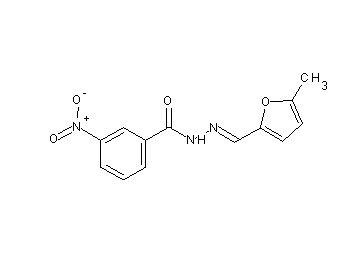 N'-[(5-methyl-2-furyl)methylene]-3-nitrobenzohydrazide - Click Image to Close