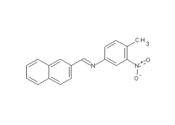 (4-methyl-3-nitrophenyl)(2-naphthylmethylene)amine
