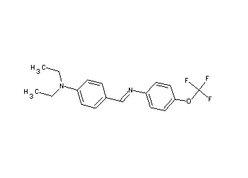 N-[4-(diethylamino)benzylidene]-4-(trifluoromethoxy)aniline