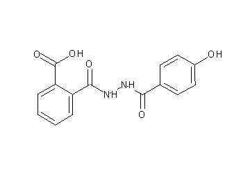 2-{[2-(4-hydroxybenzoyl)hydrazino]carbonyl}benzoic acid