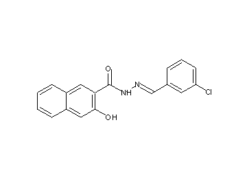 N'-(3-chlorobenzylidene)-3-hydroxy-2-naphthohydrazide
