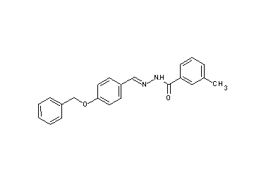 N'-[4-(benzyloxy)benzylidene]-3-methylbenzohydrazide