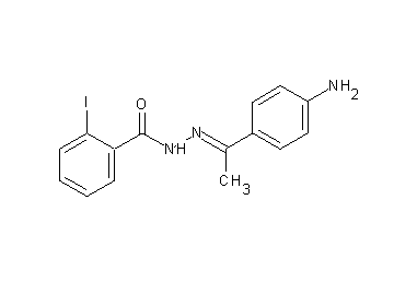 N'-[1-(4-aminophenyl)ethylidene]-2-iodobenzohydrazide