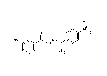 3-bromo-N'-[1-(4-nitrophenyl)ethylidene]benzohydrazide